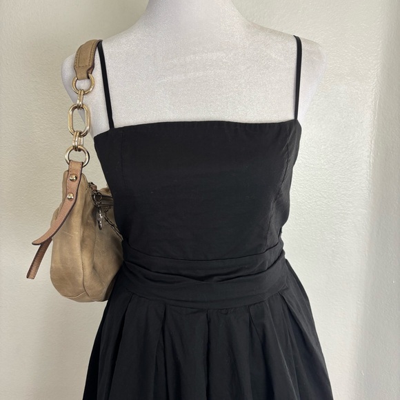 Sidecca Korea Black Rosette Hem Mini Dress – Y2K Babydoll Vibes - Picture 2 of 8